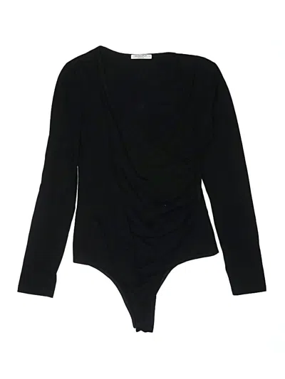 Pre-owned Mangopop Collection Bodysuit In Black