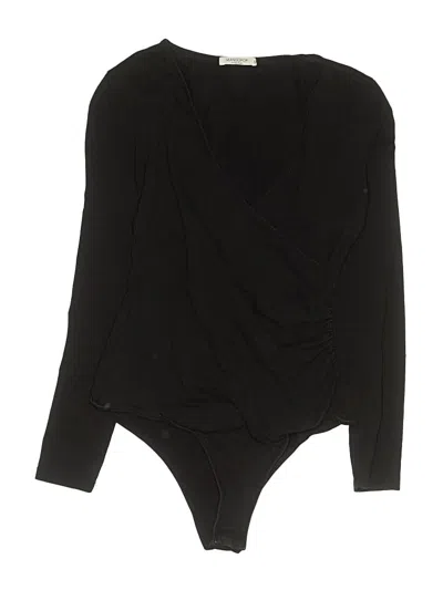 Pre-owned Mangopop Collection Bodysuit In Black