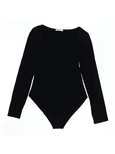 Pre-owned Mangopop Collection Bodysuit In Black