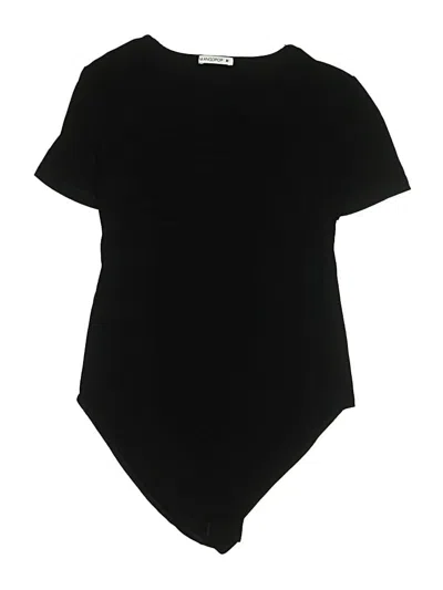 Pre-owned Mangopop Collection Bodysuit In Black