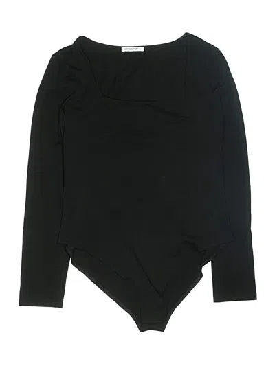 Pre-owned Mangopop Collection Bodysuit In Black
