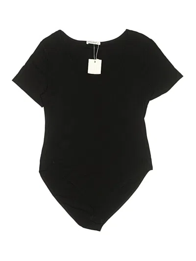 Pre-owned Mangopop Collection Bodysuit In Black