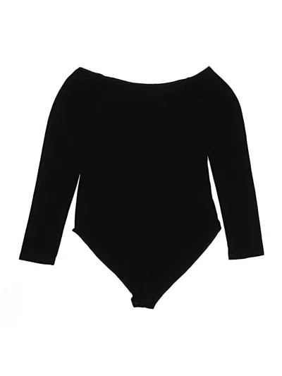 Pre-owned Mangopop Collection Bodysuit In Black