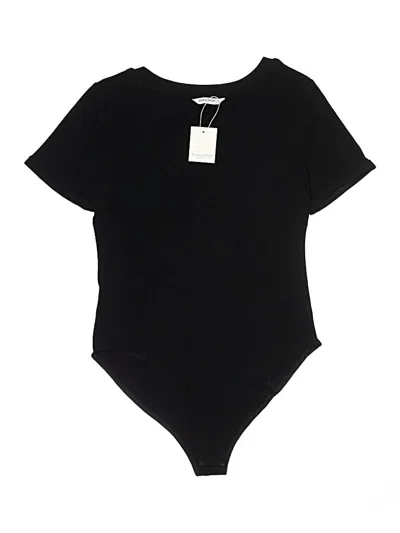 Pre-owned Mangopop Collection Bodysuit In Black
