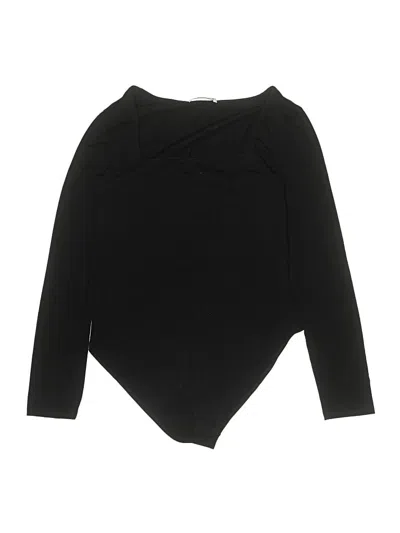 Pre-owned Mangopop Collection Bodysuit In Black