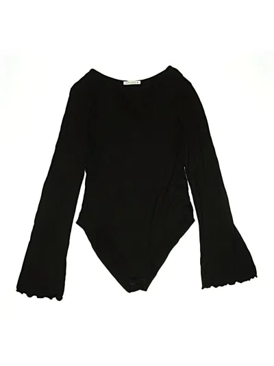 Pre-owned Mangopop Collection Bodysuit In Black