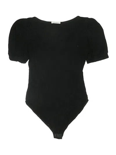 Pre-owned Mangopop Collection Bodysuit In Black
