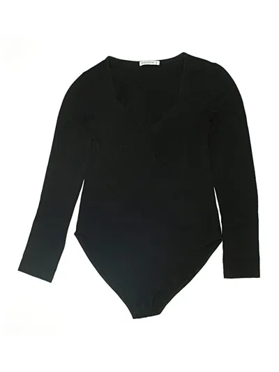 Pre-owned Mangopop Collection Bodysuit In Black