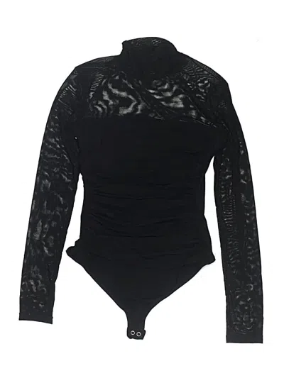 Pre-owned Mangopop Collection Bodysuit In Black