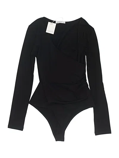 Pre-owned Mangopop Collection Bodysuit In Black
