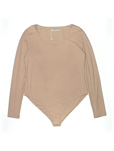 Pre-owned Mangopop Collection Bodysuit In Brown