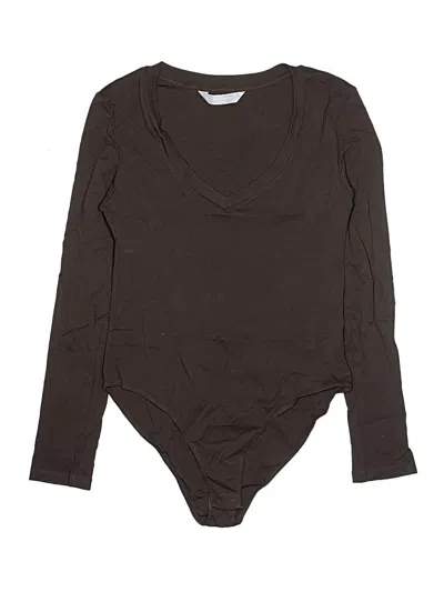Pre-owned Mangopop Collection Bodysuit In Brown