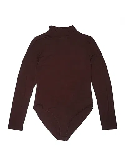 Pre-owned Mangopop Collection Bodysuit In Brown