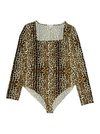 Pre-owned Mangopop Collection Bodysuit In Gold