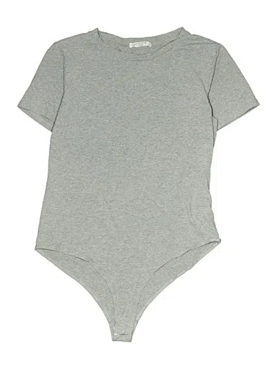 Pre-owned Mangopop Collection Bodysuit In Gray