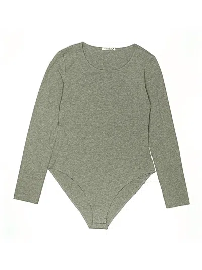 Pre-owned Mangopop Collection Bodysuit In Gray