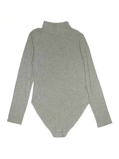 Pre-owned Mangopop Collection Bodysuit In Gray