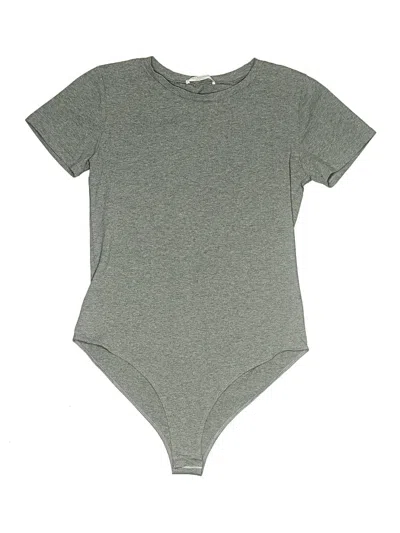 Pre-owned Mangopop Collection Bodysuit In Gray