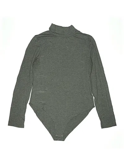 Pre-owned Mangopop Collection Bodysuit In Gray