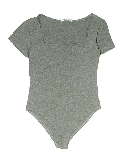 Pre-owned Mangopop Collection Bodysuit In Gray