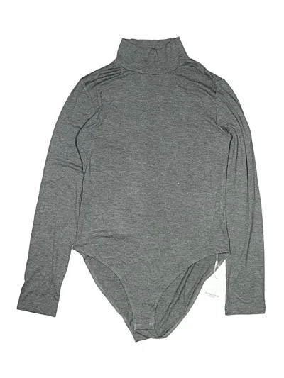 Mangopop Collection Bodysuit In Gray