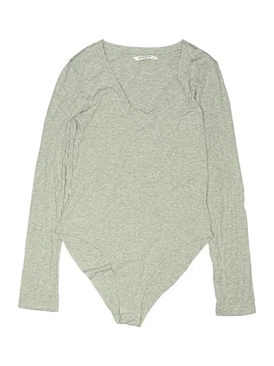 Pre-owned Mangopop Collection Bodysuit In Gray
