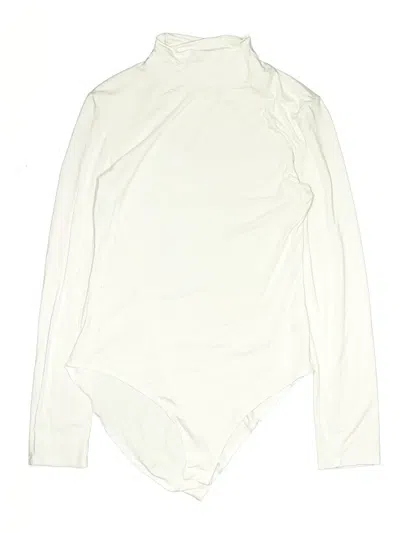 Pre-owned Mangopop Collection Bodysuit In Ivory