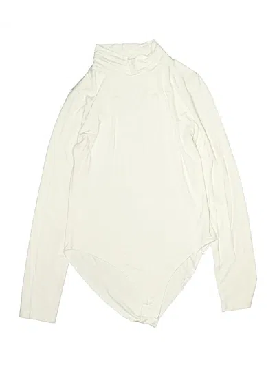 Pre-owned Mangopop Collection Bodysuit In Ivory