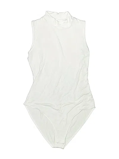 Pre-owned Mangopop Collection Bodysuit In Ivory