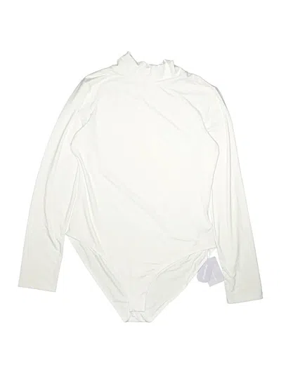 Pre-owned Mangopop Collection Bodysuit In Ivory