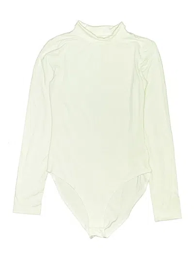Pre-owned Mangopop Collection Bodysuit In White