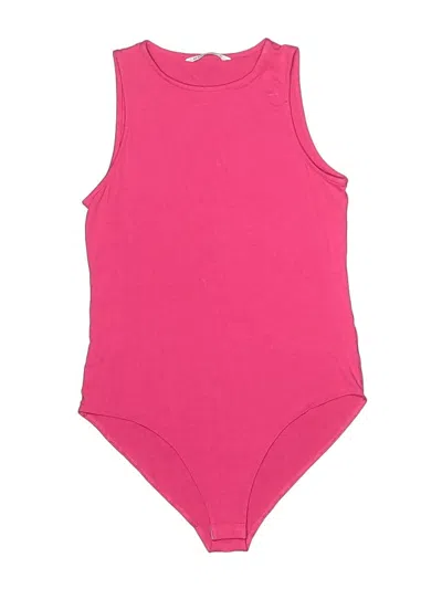 Pre-owned Mangopop Collection Bodysuit In Pink