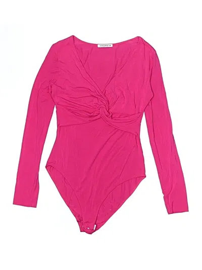 Pre-owned Mangopop Collection Bodysuit In Pink