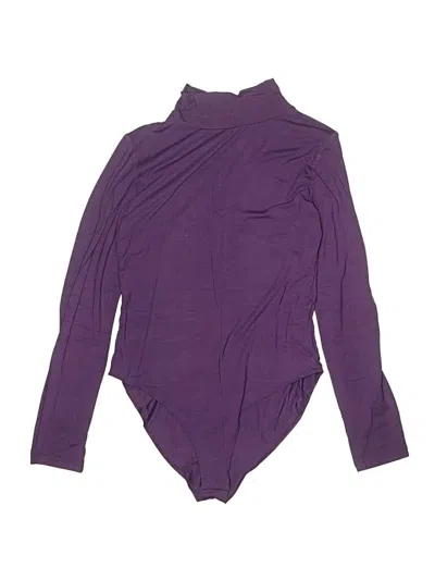 Pre-owned Mangopop Collection Bodysuit In Purple