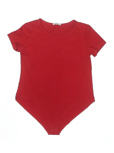 Pre-owned Mangopop Collection Bodysuit In Red