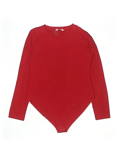 Pre-owned Mangopop Collection Bodysuit In Red