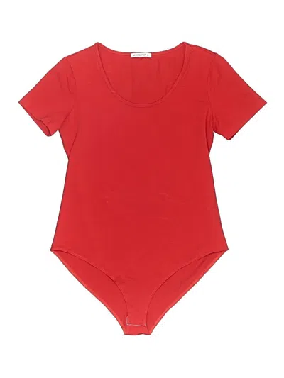 Pre-owned Mangopop Collection Bodysuit In Red