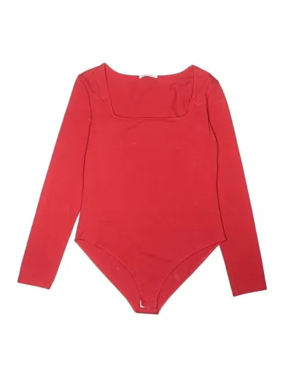 Pre-owned Mangopop Collection Bodysuit In Red