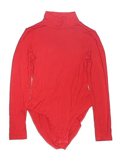 Pre-owned Mangopop Collection Bodysuit In Red