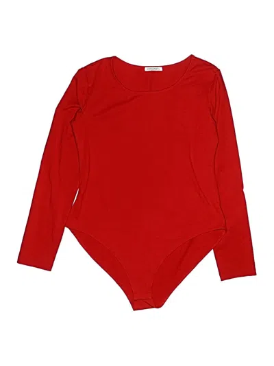 Pre-owned Mangopop Collection Bodysuit In Red