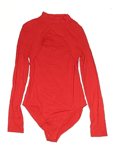 Pre-owned Mangopop Collection Bodysuit In Red