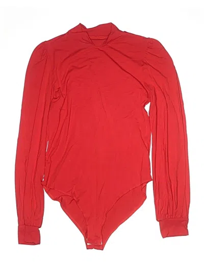 Pre-owned Mangopop Collection Bodysuit In Red