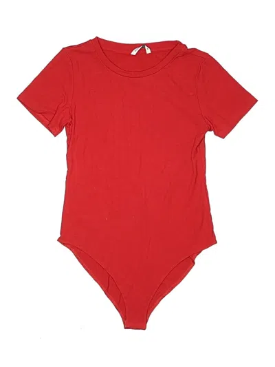Pre-owned Mangopop Collection Bodysuit In Red