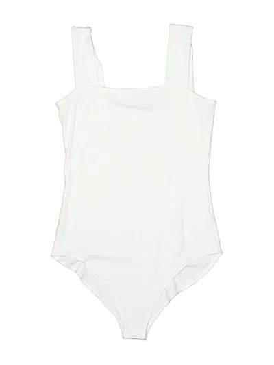 Pre-owned Mangopop Collection Bodysuit In White
