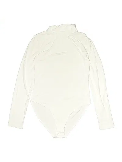 Pre-owned Mangopop Collection Bodysuit In White