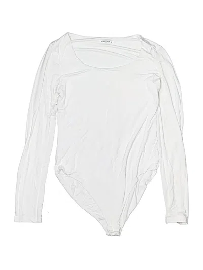Pre-owned Mangopop Collection Bodysuit In White