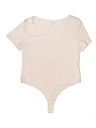 Pre-owned Mangopop Collection Bodysuit In White