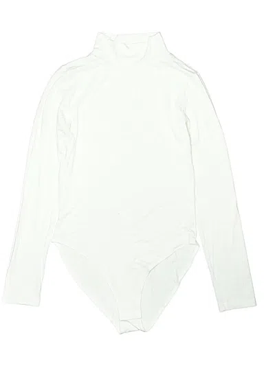 Pre-owned Mangopop Collection Bodysuit In White