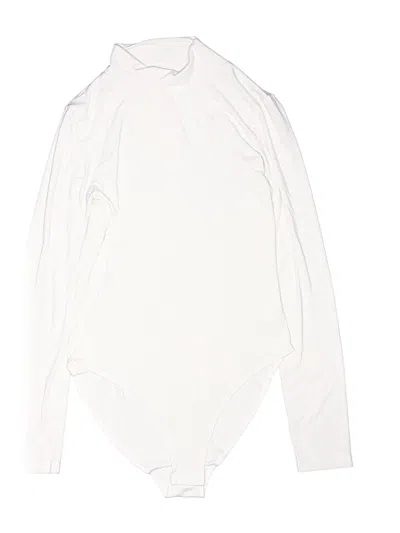 Pre-owned Mangopop Collection Bodysuit In White