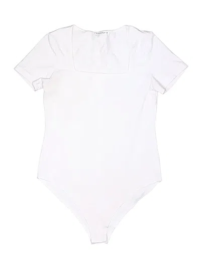 Pre-owned Mangopop Collection Bodysuit In White